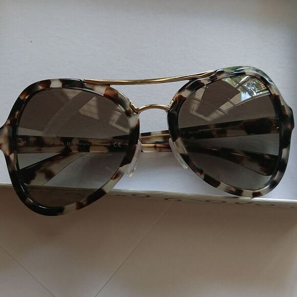 Prada tortoises SPR 18S UAO sunglasses - Picture 1 of 9